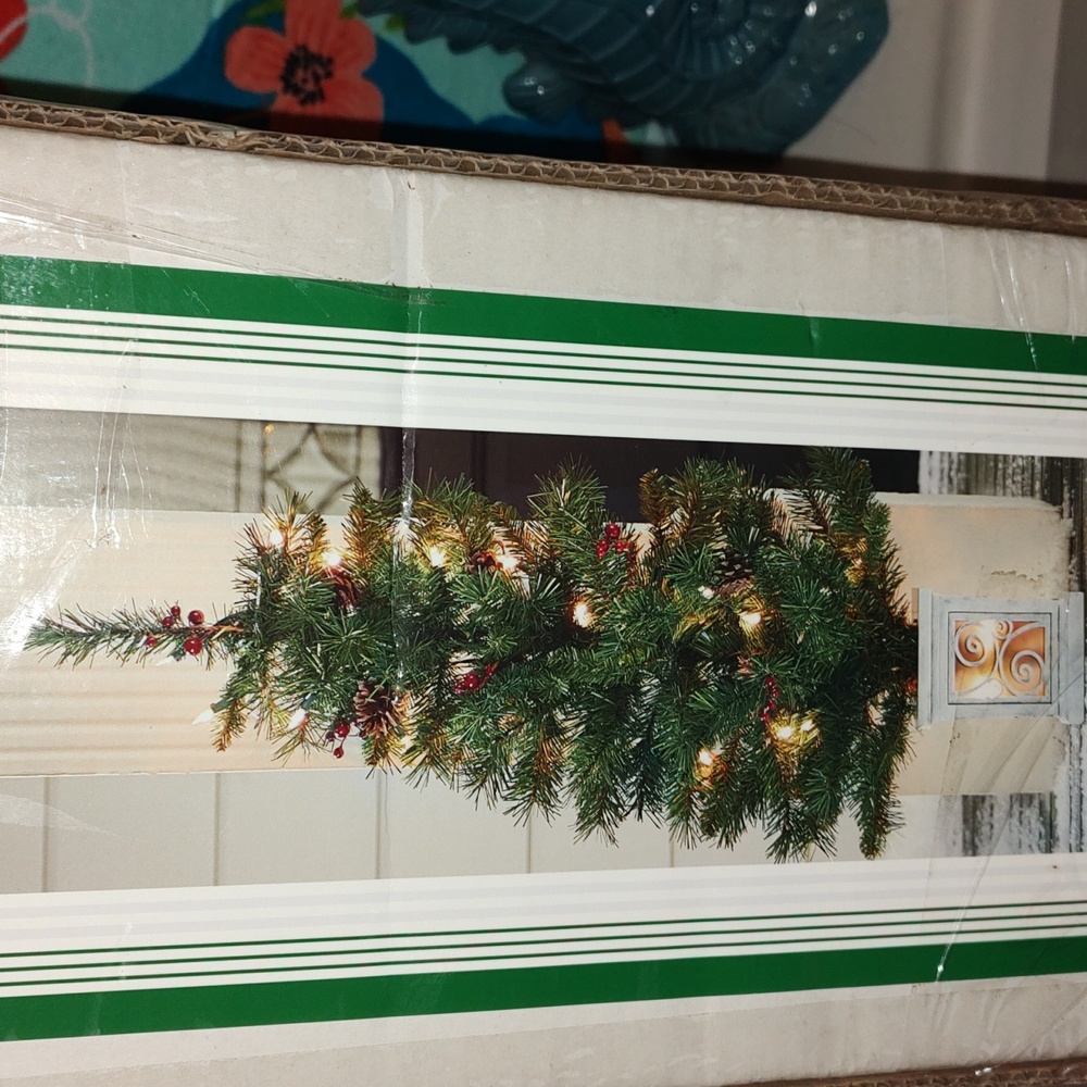 Set of 2 3.5ft Pre-Lit Porch Trees New in Box Free Shipping!!